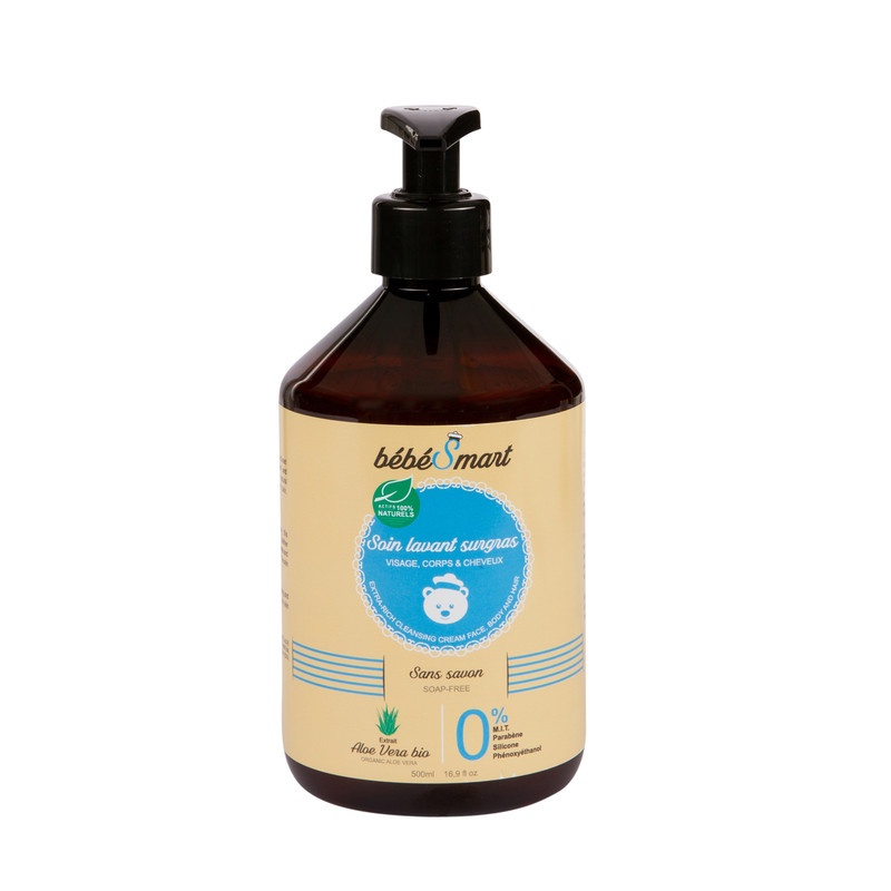 Soin lavant surgras visage, corps, cheveux 500ML